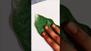 Painting On Leaf .