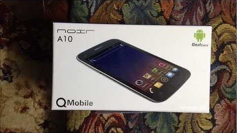 Q mobile Noir A10 Latest Mobile 2012 with Android 4.0.4 Unboxing & Review (urdu)