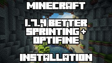 1.7.10 + 1.7.2 Better Sprinting Mod + OptiFine Installation Tutorial Minecraft [Deutsch/German]