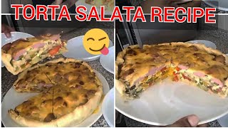 Italian Food (TORTA SALATA) Recipe / My Daughter with me in the kitchen