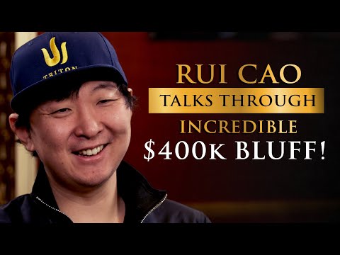 Rui Cao Talks Through Incredible USD $400k Bluff with 10 High!