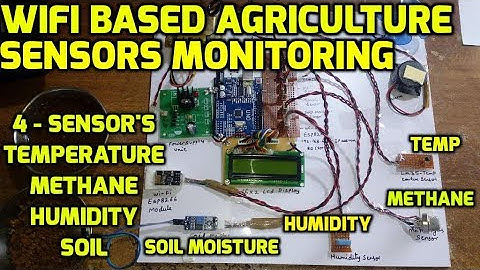 Smart Farming: Wifi Based Agriculture  Sensors (Temperature, Humidity and moisture) Android App