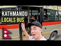LOST while riding a $0.15 LOCALS BUS in Kathmandu 🇳🇵