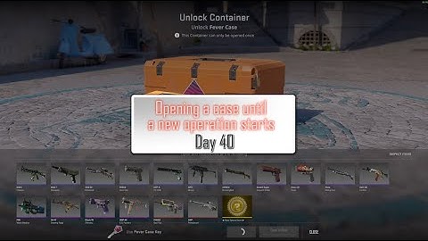 Opening a case until a new CS2 operation starts - Day 40
