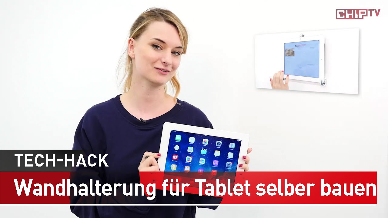 Wandhalterung für Tablet selber bauen - Tech-Hack