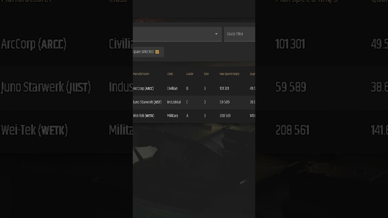 Save time and fuel with this quantum drive in your Reclaimer.