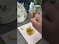 絵付けデモ/メタリックカラー・パウダーゴールドの使い方-Porcelain painting demo.How to use fake metallic color