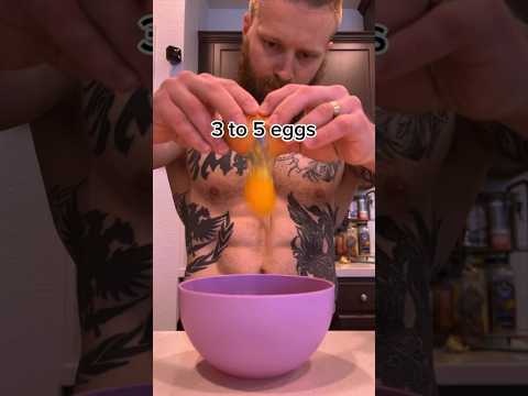 High protein Omelette Sandwich - Delicious! #protein #muscle #shorts