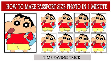 How to make passport size photo in 2 minutes |Easy method #adobe #photoshop #photoshoptutorial