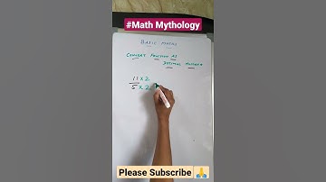 Convert Fractions as Decimal Number in new easy trick.#seethamathstuitioncentre