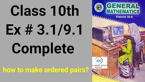 Class 10th maths Ex # 3.1/9.1 complete new book Sindh board general maths