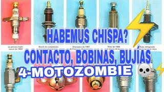 4. MOTO ZOMBIE BMW. Contacto, Encendido BOBINAS y mirar si hay chispa en bujías