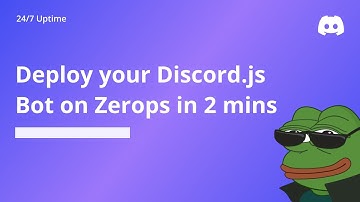 Deploy your Discord.js bot on Zerops | Node.js