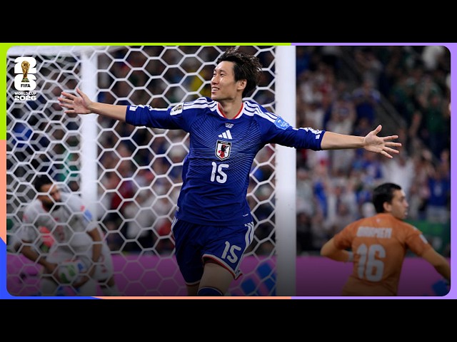 Daichi Kamada Goal | Tunisia 0-4 Japan | FIFA World Cup 2026™