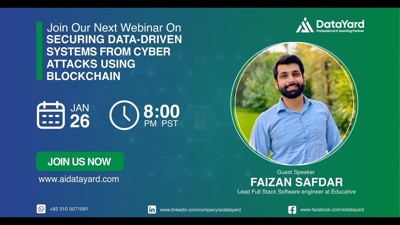 Securing Data-Driven Systems From Cyber Security Attacks Using Blockchain | Global Talk