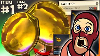 I WON TWO TF2 GOLDEN PANS!