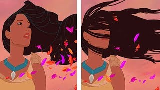 If Disney Princesses Had Realistic Hair