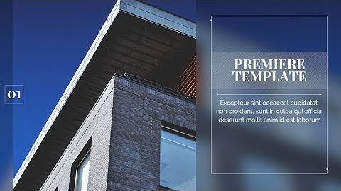 Corporate - Modern Presentation Premiere Pro Templates