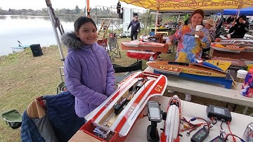 RC Scale Model Hydroplane Race | 10th Scale Electrics with R/C Unlimiteds 2023