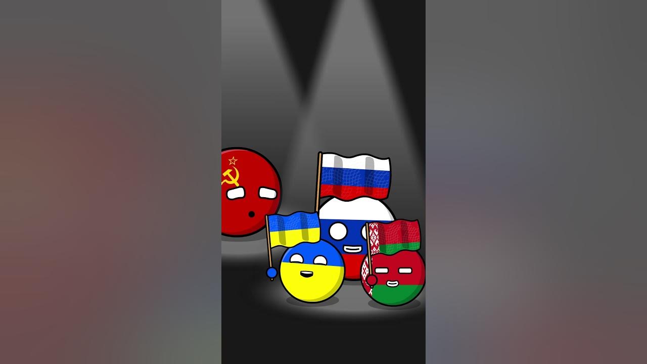 Ссср сталин старался союз распался. Countryballs СССР. СССР кантрихуманс.