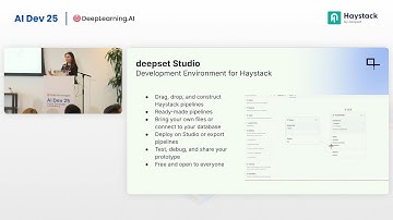 AI Dev 25 | Bilge Yücel: Building and Deploying Agentic Workflows with Haystack