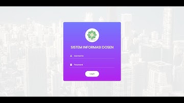 Aplikasi Sistem Informasi Dosen (Sidosen) (Gratis 100%)