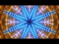 4K Screensaver | Blue &amp; Gold Kaleidoscope Light Tunnel – Abstract Futuristic Visuals | 8H(4K 60FPS)