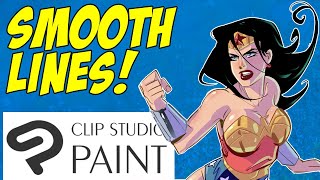 How to get SMOOTH LINES in CLIP STUDIO PAINT (Stabilization tips and tutorial) screenshot 3