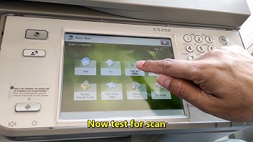 How to setup Canon Image runner Advance C5250 to scan documents