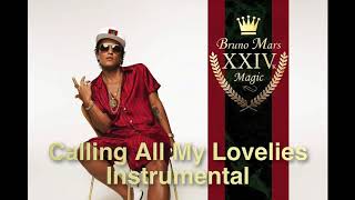 Bruno Mars - Calling All My Lovelies Instrumental chords