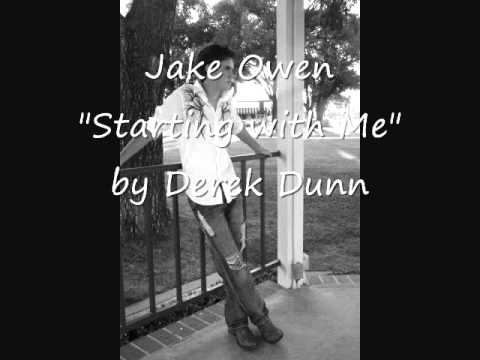 Derek Dunn singing Starting with Me by Jake Owen