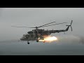 Экипажи Ми-35, Ми-8 и Ми-28 уничтожили технику «противника» в Ленобласти
