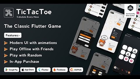 How To Build a Flutter Tic Tac Toe Game App in Easy Steps