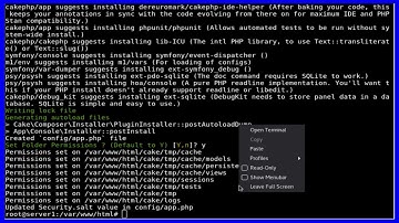How To Install CakePHP On Debian 9.1 stretch