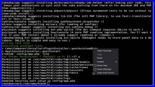 How To Install CakePHP On Debian 9.1 stretch