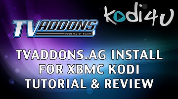 Kodi4U - XBMC Kodi Media Center "XBMCHub" or "TVAddons.AG" Installation Tutorial & Review