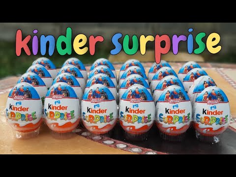 Full pack of KINDER EGGs Disappointed - YouTube