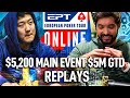 EPT Online $5,200 Main Event Tim0thee | MissOracle | WhatIfGod Final Table Poker Replays