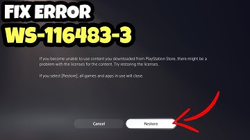 How to FIX PS5 Error Code WS-116483-3 (Problem Connecting to Server) *BEST METHOD*