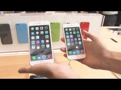iPhone6早い者勝ち iPhone6発売 人気根強くファン殺到 Apple's new iPhone