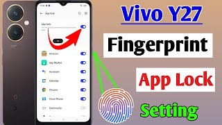 Vivo y27 fingerprint app lock setting / vivo y27 app me fingerprint lock Kaise lagaye screenshot 3