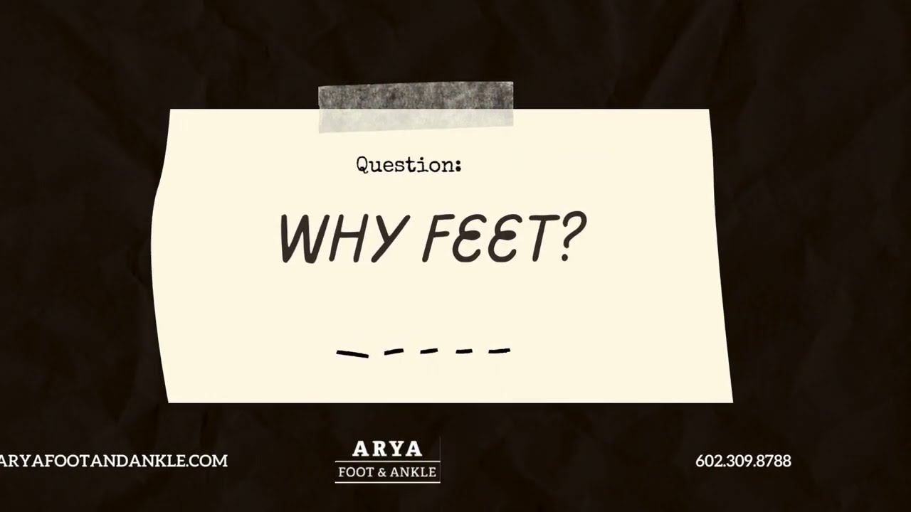 60 Seconds with Dr. Arya- Why Feet? Phoenix Podiatrist talks about why she chose Podiatry.
