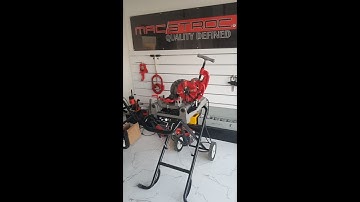 Macstroc Flare.2C Pipe threading Machine demonstration in UAE-Sharjah