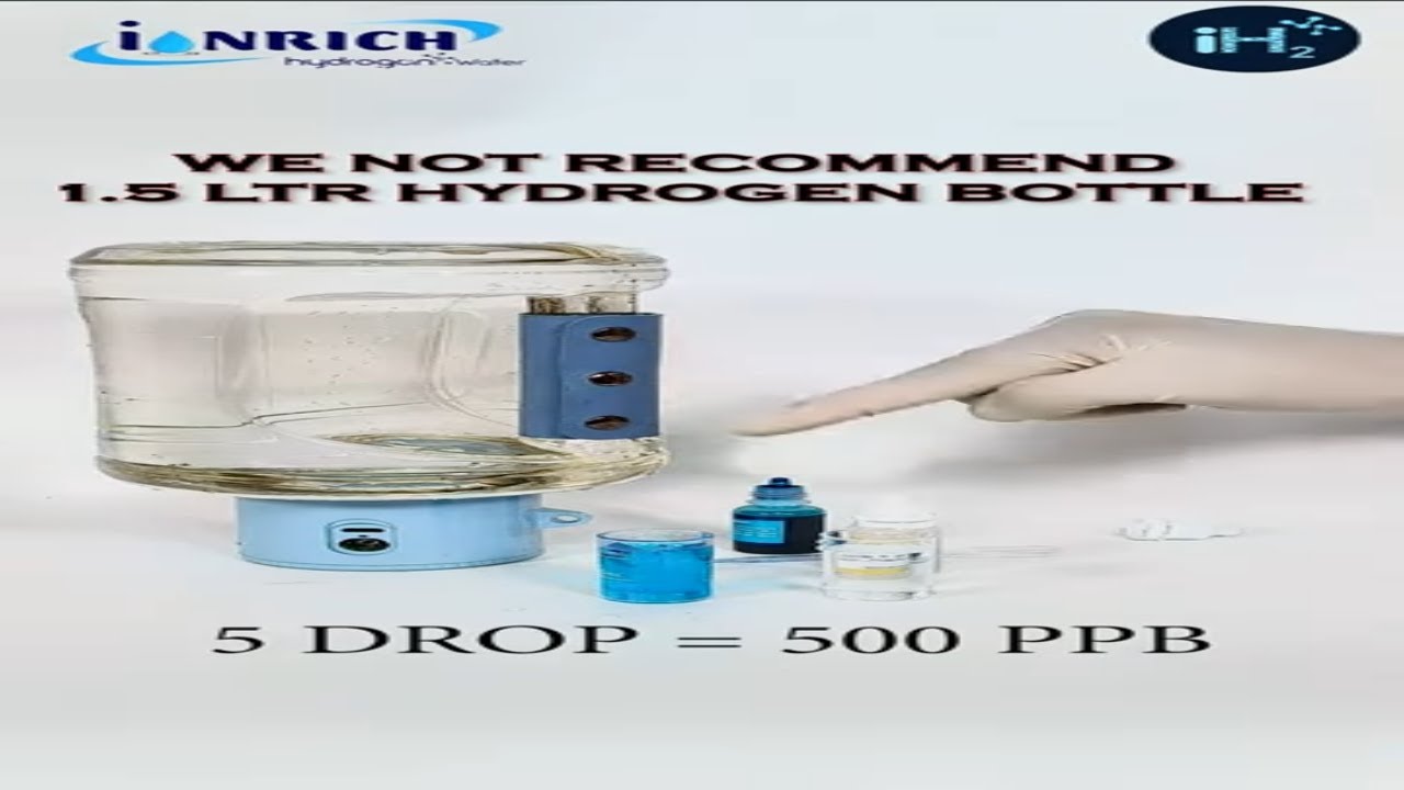 1 5 Litre Hydrogen Water Bottle| 50 Oz Hydrogen Water Bottle demo 