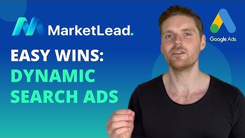 😎 Easy Wins with Dynamic Search Ads