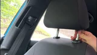How To Lower Headrest In Honda CRV | Raise/Lower/Move Headrest - Full Guide!