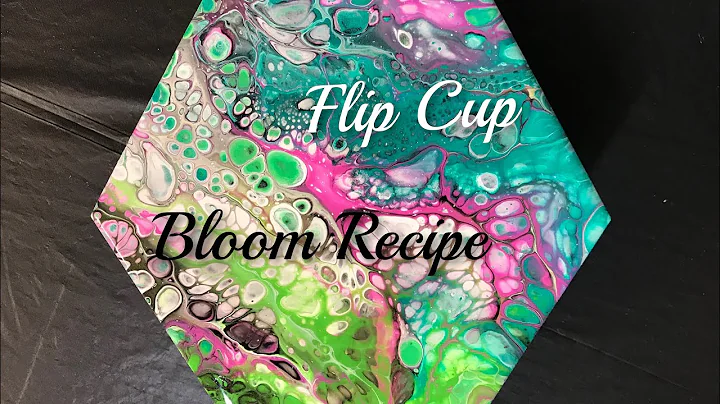 690 Flip Cup ~  Bloom Recipe  ~ Fluid Art ~ Soothi...