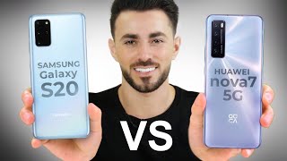 HUAWEI nova 7 5G vs Samsung Galaxy S20 | Trendy Flagship Battle
