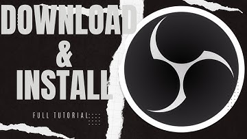 How to download OBS studio and install full tutorial