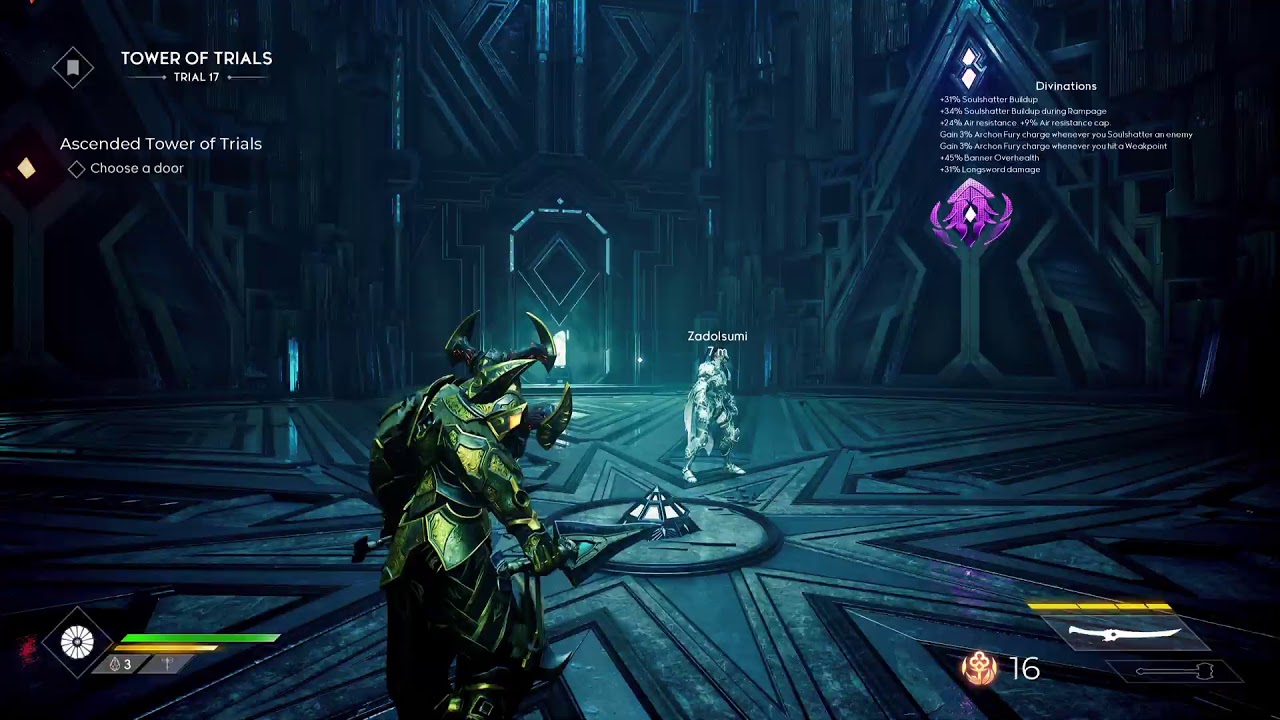 GODFALL Ascended Tower of Trials Farming